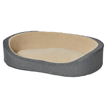 Orthopedic peaceful nester gray dog clearance bed